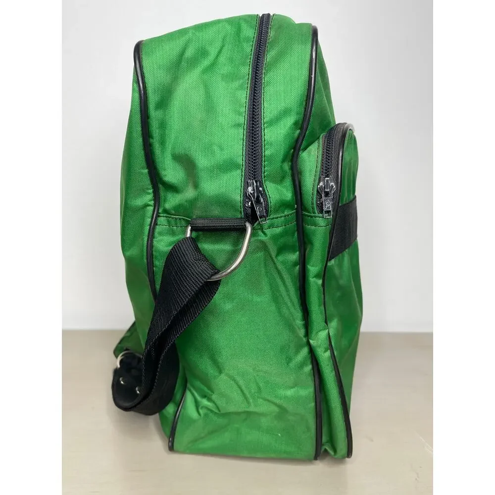 Vintage Adidas S.A.R.L Green Shoulder Sling Bag Made In France 1970s Rare